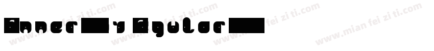 BinnerDOTW01 Regular字体转换